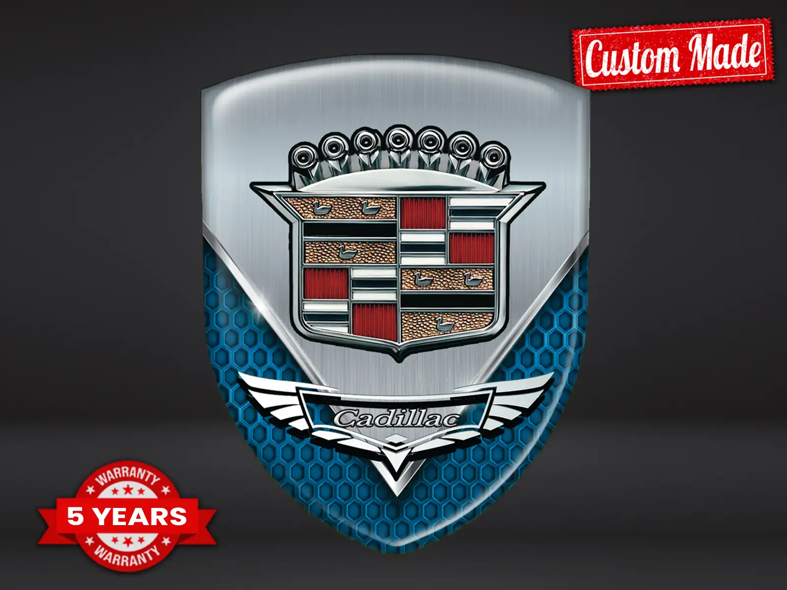 Cadillac Logosticker Universal Anpassbar Pro Personalisierbar